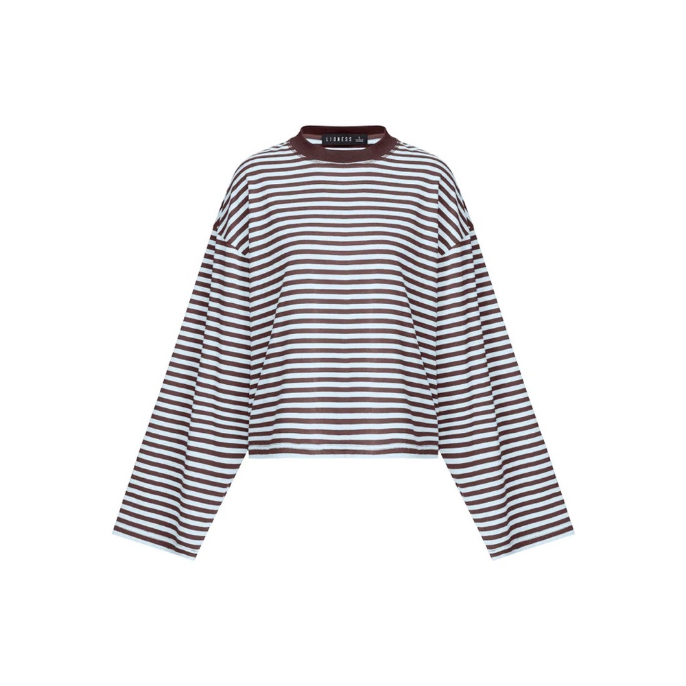 Lioness BLOOM LONG SLEEVE| CHOCOLATE SEA STRIPE C00 - Picture 4 of 7